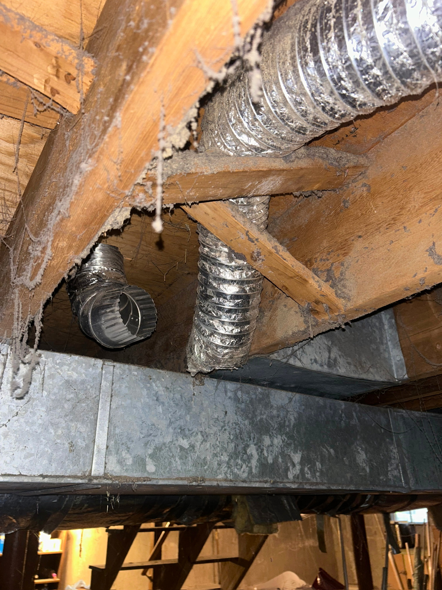 Dryer venting in a crawlspace / basement